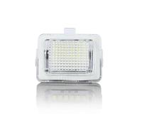 Chwueeb Number Plate Lamp For Benz W204 W212 C207 C216 W221 Car Flashing Error Free SMD LED Number License Plate Light Car License Plate Lights(1PC)