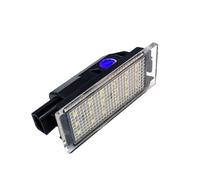 Chwueeb Number Plate Lamp For Clio For Laguna 2 Car LED License Plate Lights Waterproof Number Plate Light Plug And Play Cool White Flashing Light(1Pcs)