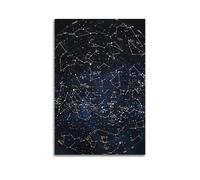 CHxdxge Astronomy Constellations Poster Decorative Painting Canvas Wall Art Living Room Poster Bedroom Painting Wall Art Picture Print Modern Family Room Decor 08 x 12 inches (20 x 30 cm)