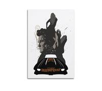 CHxdxge Crime Movie Death Proof Fan Art Poster Canvas Prints, Wall Art for Living Room, Prints, Modern Home Decoration 24 x 36 inches (60 x 90 cm)