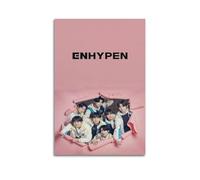 CHxdxge Enhypen Boy Group Poster Canvas Prints, Wall Art for Living Room, Prints, Modern Home Decoration, 20 x 30 inches (50 x 75 cm)