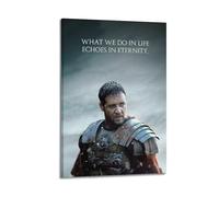 CHxdxge Gladiator Movie Quotes Poster Decorative Painting Canvas Wall Art Living Room Poster Bedroom Painting Wall Art Picture Print Modern Family Room Decor 40 x 60 cm