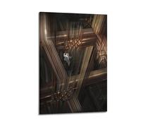 CHxdxge Interstellar 5th Dimension Movie Poster Decorative Painting Canvas Wall Art Living Room Poster Bedroom Painting Wall Art Picture Print Modern Family Room Decor 24 x 36 Inches (60 x 90 cm)