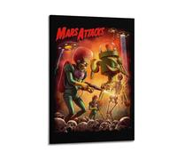 CHxdxge Mars Attacks Comedy Movie Print Poster Canvas Prints, Wall Art for Living Room, Prints, Modern Home Decoration 24 x 36 inches (60 x 90 cm)