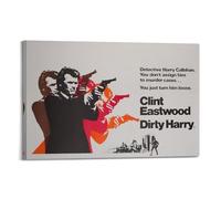 CHxdxge Movie Dirty Harry 1971 Art Poster Decorative Painting Canvas Wall Art Living Room Poster Bedroom Painting Wall Art Picture Print Modern Family Room Decor 12 x 18 Inches (30 x 45 cm)