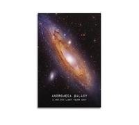 CHxdxge The Andromeda Galaxy Poster Decorative Painting Canvas Wall Art Living Room Poster Bedroom Painting Wall Art Picture Print Modern Family Room Decor 08 x 12 Inches (20 x 30 cm)