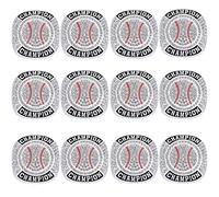 CHXIXUE Size 7-14 Baseball Ring Basebll Championship Softball Ring Trophy Sport Ball Award Gift Winner Tournament Team