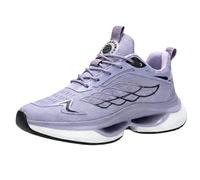 CHXLQQX Armadillo Hands Free Walking Shoes Wide Toe Lightweight Slip on Sneakers for Women Men EVA Midsole with Breathable Mesh Upper Non Slip, purple, 40/41.5 EU