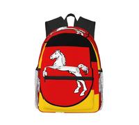 CHXtao Flag of Lower Saxony Large Capacity Water Resistant Backpack