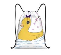 CHXtao little yellow duck Drawstring Bag Backpack for Sports Travel Gym Lightweight