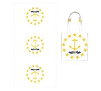 CHXtao Rhode Island State Flag 2 Pack Microfibre Beach Towels for Adults