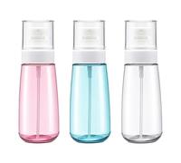 CHXTguyue 3 Pack 60ml Small Spray Bottle, Leak Proof Fine Mist Mini Plastic Spray Bottle, Refillable Travel Makeup Atomizer, Portable Empty Cosmetic Liquid Spray Container
