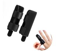 CHXTguyue Trigger Finger Splint - 2PCS Finger Brace with 2 Aluminum Support Bars for Broken Fingers, Arthritis, Straightening & Immobilization (Middle, Ring, Little Finger)