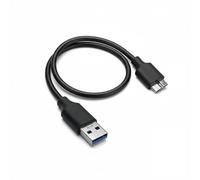 CHXTguyue USB 3.0 A to Micro B Cable - 1 Pc 50cm Portable External Hard Drive Data Cable Compatible with Seagate Expansion, Toshiba Canvio and More External Hard Drives