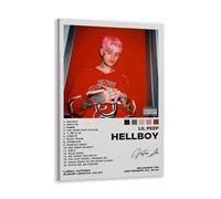 CHYgalvantic Rapper Lil peep Posters Music Album Cover Posters for Room Canvas Wall Art for Girl and Boy Teens Bedroom Decor16x24in Framed, style-7