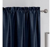 Chyhomenyc Uptown Faux Silk Curtain S2 Navy Blue 2x40x72