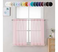 Chyhomenyc Voile Curtains S2 Blush Pink 42x30