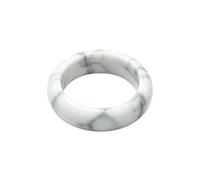 CHYIFSHIYM Crystal Ring, Crystal Rings for Women Natural Stone Band, Gemstone Ring in Gift Box, Smooth Polished Stone Finger Ring, 18-20 mm Inner Diameter, One Size, Acetate, No Gemstone