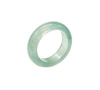 CHYIFSHIYM Crystal Ring, Crystal Rings for Women Natural Stone Band, Gemstone Ring in Gift Box, Smooth Polished Stone Finger Ring, 18-20 mm Inner Diameter, One Size, Acetate, No Gemstone