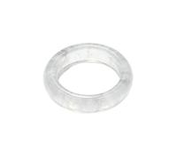 CHYIFSHIYM Crystal Ring, Crystal Rings for Women Natural Stone Band, Gemstone Ring in Gift Box, Smooth Polished Stone Finger Ring, 18-20 mm Inner Diameter, One Size, Acetate, No Gemstone