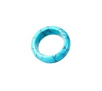 CHYIFSHIYM Crystal Ring, Crystal Rings for Women Natural Stone Band, Gemstone Ring in Gift Box, Smooth Polished Stone Finger Ring, 18-20 mm Inner Diameter, One Size, Acetate, No Gemstone