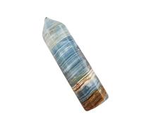 CHYIFSHIYM Natural Crystal Blue Lace Agate Single Point Hexagonal Column Raw Polished Stone, Home & Office Décor, Approx. 3.15-3.54 in (8-9 cm), 2.47-2.82 oz (70-80 g) - Wholesale