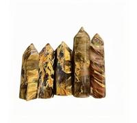 CHYIFSHIYM Natural Fusion Stone Crystal Tower - Polished Single-Point Crystal for Chakra Meditation Therapy & Home Décor, Approx. 2.76-3.15 in (7-8 cm), Set of 3
