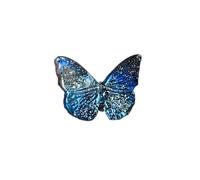 CHYIFSHIYM Natural Labradorite Mini Butterfly Carving - 0.8*0.6inch/2.1*1.6cm Handmade Healing Crystal Jewelry DIY & Energy Balance