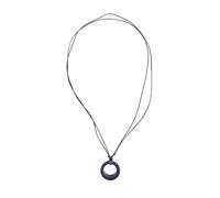 CHYIFSHIYM - Shungite Single Pendant Necklace - Chakra Balance - Crystal Stone Handmade Jewelry - Healing Crystal Protection Necklace - Energy Harmony, 27*12mm, Shungite, Shungite