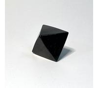 CHYIFSHIYM Shungite Stone Merkaba Sacred Star and Polyhedron Set - Crystal Geometry Collectibles Teaching aids- Protection Sacred Meditation Energy Generator Healing Chakra (Octahedron)