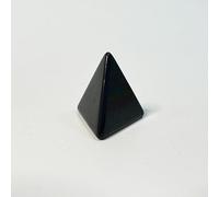 CHYIFSHIYM Shungite Stone Merkaba Sacred Star and Polyhedron Set - Crystal Geometry Collectibles Teaching aids- Protection Sacred Meditation Energy Generator Healing Chakra (Tetrahedron)