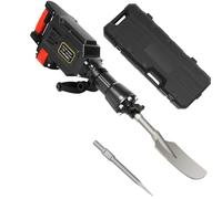 Chynalys 1700w Electric Demolition Jack Hammer Concrete Breaker, Garden Post Hole Digger, Heavy Duty Jack Hammer with Scraping Chisel Flat Chisel Bull Point Chiseln and Carrying Case