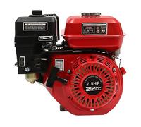 Chynalys 4 Stroke Petrol Engine, 7.5HP Gasoline Engine, 4KW Gas-Powered Portable Engine, Pull Start Air Cooled Engine, Go Kart Motor, Gas Motor for Water Pumps, Minibikes, Lawnmowers, Log-Splitter