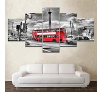 chyongshan canvas decorative posters 5 pieces modern printmaking art micro spray technology 3D printing painting photography art bedroom living room home decoration hanging directly 150cmx80cm frame