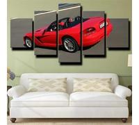 chyongshan canvas decorative posters 5 pieces modern printmaking art micro spray technology 3D printing painting photography art bedroom living room home decoration hanging directly 150cmx80cm frame