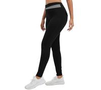 ChYoung Gym Leggings with Pockets for Women High Waisted Seamless Workout Exercise Yoga Pants Walking Running Compression Sports Activewear Black