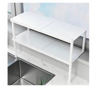 CHZDPP 2-Tier Window Sill Extender Plate with Adjust Brackets, Space-Saving Windowsill Extension for Plant Storage, Detachable Windowsill Extender Shelf(Height:115-190 mm/4.5-7.5 in)