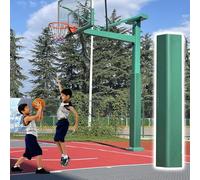 CHZDPP 4ft/6ft/8ft Square Basketball Pole Pad, Customizable Pillar Padding for Garage/Playground/Gym, Weatherproof & Sunscreen(8 ft/244cm,7"x7"/17.8x17.8cm)