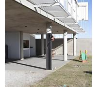 CHZDPP 5ft/152cm Anti-collision Round Pole Pole Padding, Easy - to - Install Basketball Poles Pad for Player Protection, for All-weather(Black,Dia 20"(51cm))