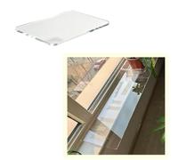 CHZDPP Customised Window Sill Extender Plate With Double-sided Adhesive, No Punch Kitchen Counter Extender, Acrylic Windowsill Extension With Rounded Edge(L 22in/56cm,W 9.8in/25cm)