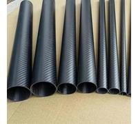 CHZDPP Hollow 3K Carbon Fiber Tubing, 1/2/ 3/4/ 5 mm Wall Thickness, Customizable High-Strength Carbon Tube for Robotics/Drones/Automation Equipment(54x46x1000MM)
