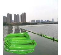CHZDPP Professional Marine Oil Spill Containment Boom, Reusable PVC Oil Fence for Prevent Pollution, Green Float-Type Water Barrier for Water Surface Garbage(L 32.8ft/10m,H 31.5inch/80cm)