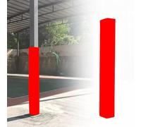 CHZFFD Foam Basement Pole Wrap Column Cover Square, 7 Ft Tall Anti Collision Post Pad Basketball Pole Padding Outdoor Waterproof, Garage Gym Playground(Red,3"x3"(8x8cm))