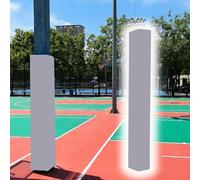 CHZFFD Square Garage Pole Padding Wrap Self Adhesive Basement Pole 5 Feet Height, Foam Protective Pads For Metal/concrete Column, Resuable Anti-Collision Post Cover(Gray,7"x7"(18x18cm))