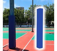 CHZFFD Square Garage Pole Padding Wrap Self Adhesive Basement Pole 5 Feet Height, Foam Protective Pads For Metal/concrete Column, Resuable Anti-Collision Post Cover(Blue,6"x6"(15x15cm))