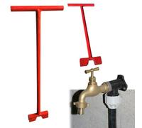 CHZFMD Water Meter Key Shut Off Tool Extra Long, Industrial Flathead Wrench for Valves Servicing and Installing, Professional Spanner Wrenches Repair Tools(5.6ft/170cm)