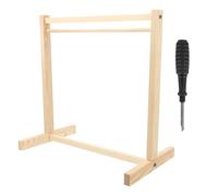 CHZIMADE Dog Clothes Rack for Pets Dolls Clothes Rack with Wardrobe Hanger | Dog Cat Wooden Closet, 40X40CM, Easy to assemble, Wooden, Sturdy and durable