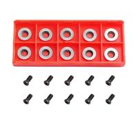 Ci3 Carbide Insert Cutters 10pcs Set 12mm Round Edge for General Wood Applications
