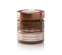 Ciabot del Cua, hazelnut spread with riccioccola, 62% PGI Langhe Hazelnuts, cocoa and raw sugar, lactose-free, pack of 3 x 200 g