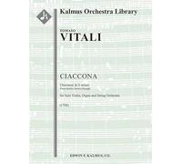 Ciaccona Chaconne in G Minor Attributed Transcription: Conductor Score (Kalmus Orchestra Library)